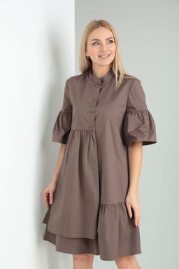 Платье AMORI 9561 шоколад  фото 3