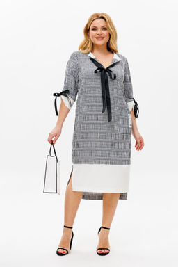 Платье Michel Chic 2163 черный, белый  фото 2