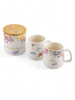 Набор BLOSSOMBOX 3пр (банка для хранения 600мл, кружка 2шт 340мл) - Domenik фото 11