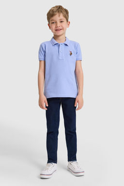 Erkek _ocuk Lavanta Polo Yaka Basic Ti__rt