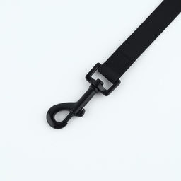 Поводок биотановый 2,5м х 20 мм, чёрный - Пушистое счастье фото 4