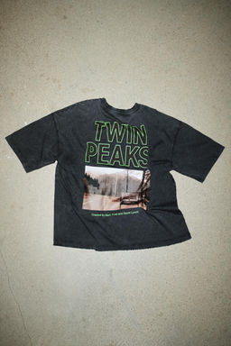 TWIN PEAKS METALLIC PRINT T-SHIRT - Zara фото 2