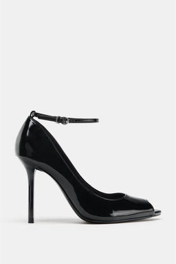 HIGH-HEEL SHOES WITH FAUX PATENT FINISH - Zara фото 4