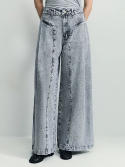 Джинсы ultra wide leg с высокой посадкой / Zarina фото 3