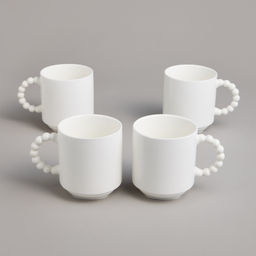 НАБОР КРУЖЕК LEFARD PEARL 4 ШТ. 300 МЛ