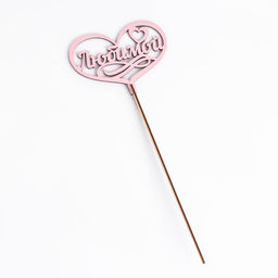 Цена за 5 шт. Топпер для торта деревянный Любимой, розовый, 1310 см - Дарим красиво фото 4