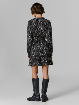 Платье женское черное с цветочным принтом - Mark formelle фото 2