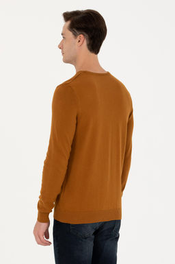 Мужской базовый свитер кокосового цвета Неожиданная скидка в корзине - U.s. polo assn фото 5