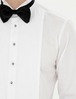 Beyaz Slim Fit Smokin G_mlek