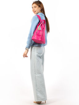 LACCOMA рюкзак Кэрри-L815-фуксия эко кожа хлопок