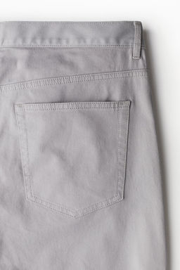 Pantalon en sarga de algodon Slim Fit - H&m фото 7