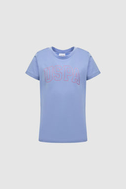 K_z _ocuk Bisiklet Yaka Mor Basic Ti__rt - U.s. polo assn фото 6