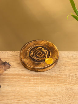 Подставка под благовония «Чакра», 10 см, дерево