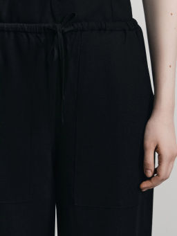 Широкие брюки изо льна / Zarina  фото 5