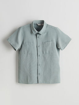 Keten Kar???ml? Erkek ?ocuk G?mlek