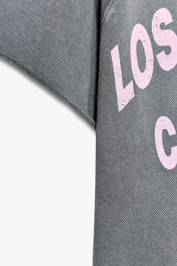 WASHED-EFFECT TEXT PLUSH SWEATSHIRT - Zara фото 21