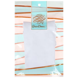 Купальник гимнастический Grace Dance, на тонких бретелях, р. 30, цвет белый  фото 11