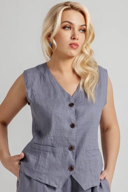 Жилет женский Р91030/01/Джинсовый