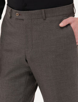 Kahverengi Slim Fit Kuma_ Pantolon