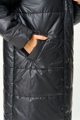 Пальто Anastasia Mak 1026 черный фото 6