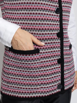 Жилет В 2367/бордовый