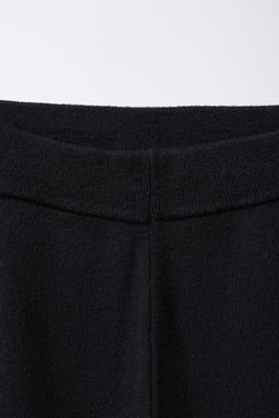 KNITTED WIDE-LEG TROUSERS - Zara фото 3