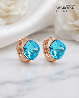 Серьги с кристаллами Swarovski