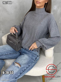 Свитер женский однотонный