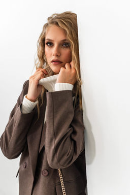 Свитер Дейн (белый) One Size - Nadi bordo фото 17