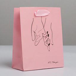 Цена за 3 шт. Пакет подарочный ламинированный, упаковка, «I love you», S 12×15×5.5 см