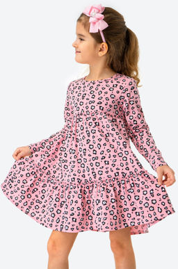 Хлопковое платье для девочки Happyfox