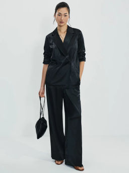 Атласные широкие брюки / Zarina