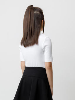 К 302151/белый Ал джемпер (водолазка) для дев - Crockid фото 4