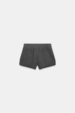 SHORTS LAVADOS ENCAJE / Azul / Gris - Zara фото 5