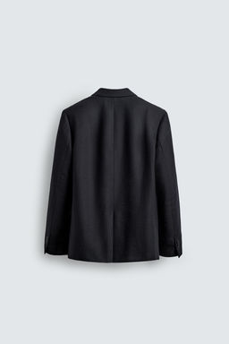 DOUBLE-BREASTED 100% WOOL FLANNEL BLAZER - Zara фото 8