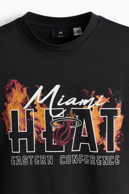 Camiseta con estampado Oversized Fit - H&m фото 9