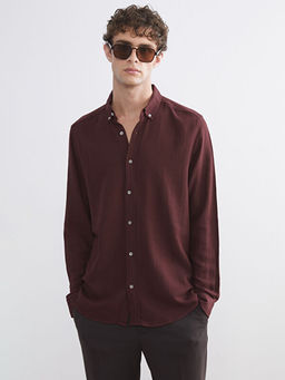 Slim Fit Uzun Kollu Arm?rl? Erkek G?mlek