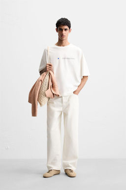 CONTRAST PRINTED T-SHIRT