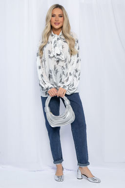 Блуза История любви (белая) Б13265-7М - Lt collection фото 10