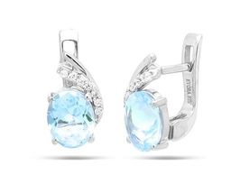 Серьги, топаз, Джульетта