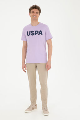 Мужская сиреневая базовая футболка Неожиданная скидка в корзине - U.s. polo assn фото 11