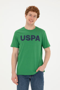 Мужская зеленая базовая футболка Неожиданная скидка в корзине - U.s. polo assn фото 3