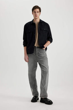 Куртка-рубашка с воротником-поло Relax Fit - Defacto фото 2