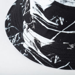 Панама детская MINAKU "Тай-Дай", чёрный/белый, размер 54