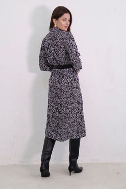 Платье-рубашка с английским воротником принт - Martichelli фото 98