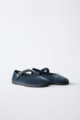 VELVET BALLET FLATS - Zara фото 2