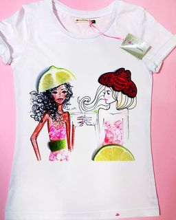 Эксклюзивная футболка Yana Pletneva упаковка плотный Zip пакет!