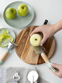 Терка 11x5,5 мятный нержавеющая сталь, бук, ТПР - Denastia фото 7