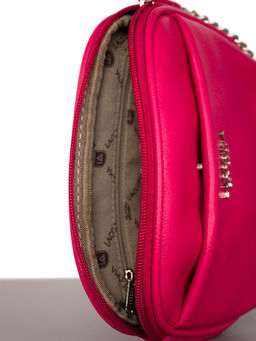 LACCOMA сумка Джулия-24-L815-маджента эко кожа хлопок  фото 4