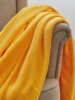 Покрывало-плед КОРАЛ-флис Дыня 200*220 см. - Лен поволжья фото 2